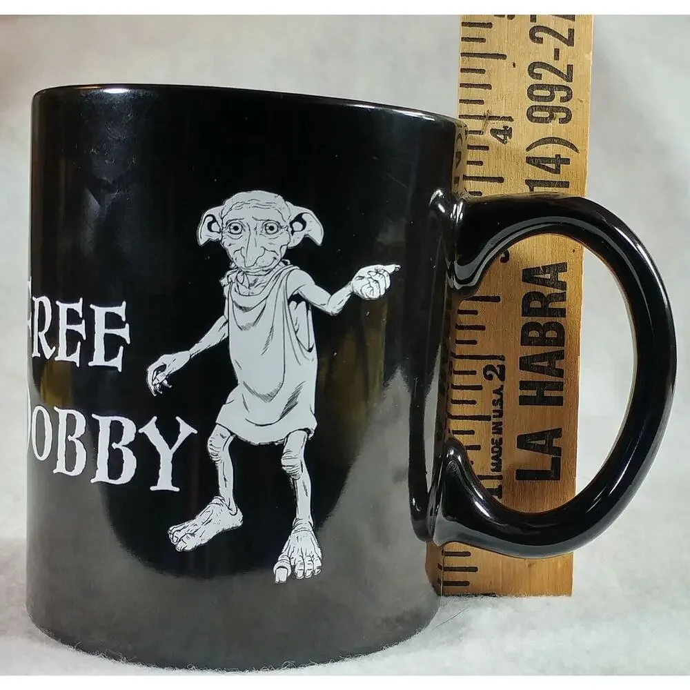 Harry Potter Free Dobby 12 oz Coffee Mug Black Paladone House Elf